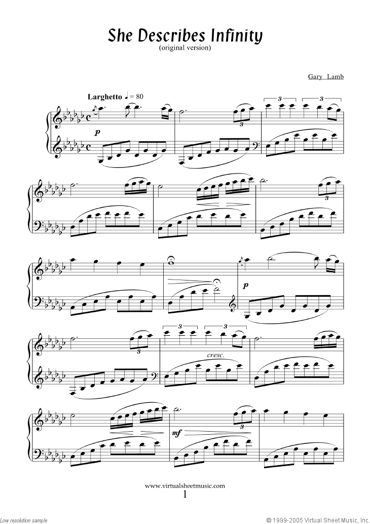 Piano solo sheet music free pdf